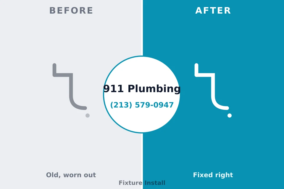 Before and after: plumbing company Cokato, MN